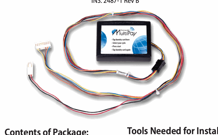 MultiPay reader kit contents