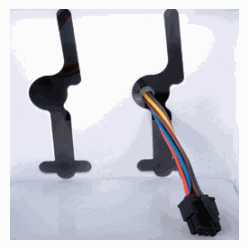 MultiPay reader cable routed through the mounting plate