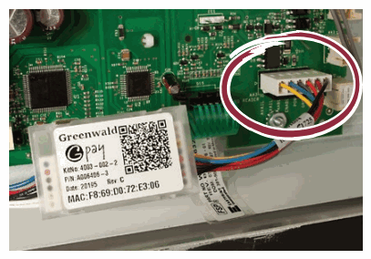 Greenwald Pay serial connector installed at AA3