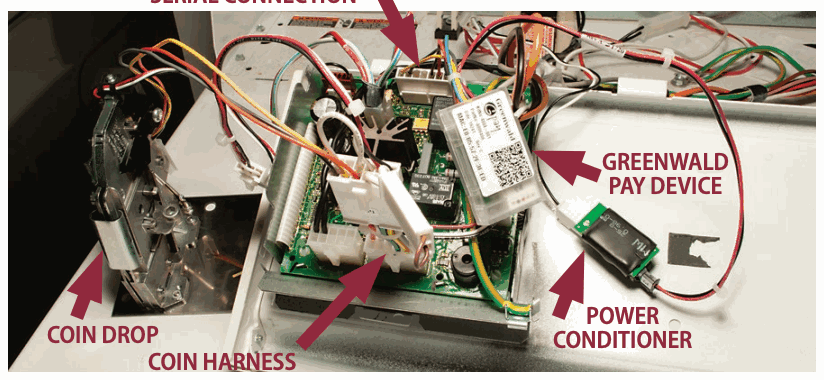 MDC/Quantum dual-coin Greenwald Pay installation connection layout
