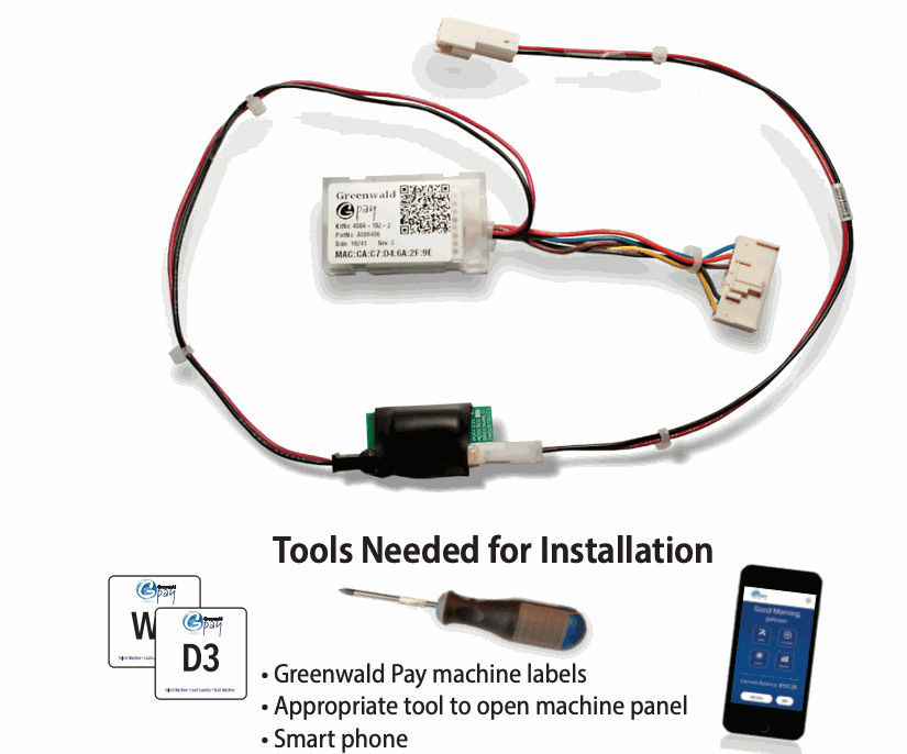 ACA Greenwald Pay installation with 24 VAC power conditioner kit and required tools