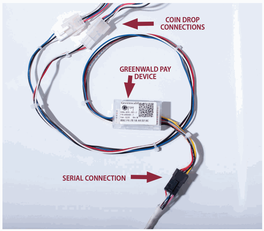 LG dual-coin Greenwald Pay installation connection layout