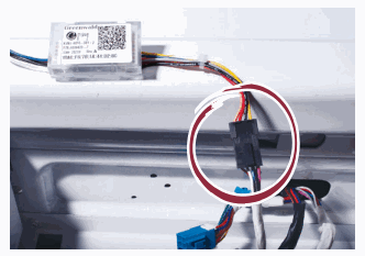 Greenwald Pay serial harness connected in an LG machine