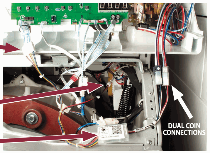 Encore pulse-washer Greenwald Pay installation connection layout